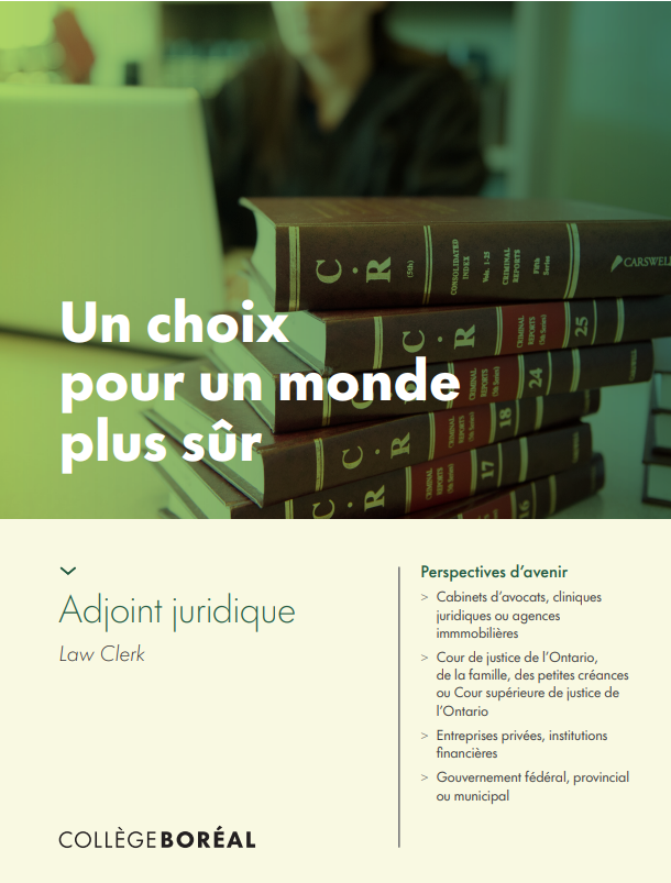 Programme Adjoint Juridique du Collège Boréal: Découvrez le chemin vers une carrière juridique!